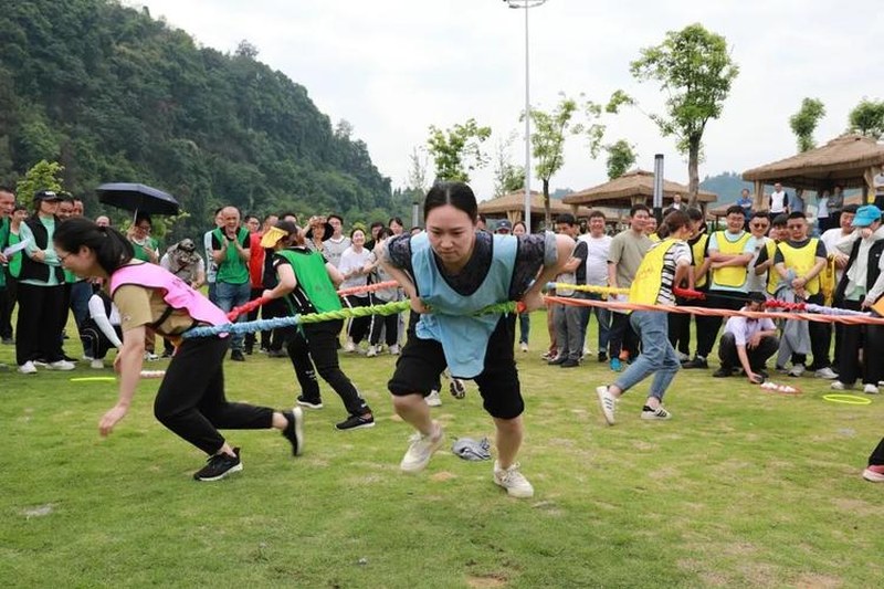 趣味协作运动现场