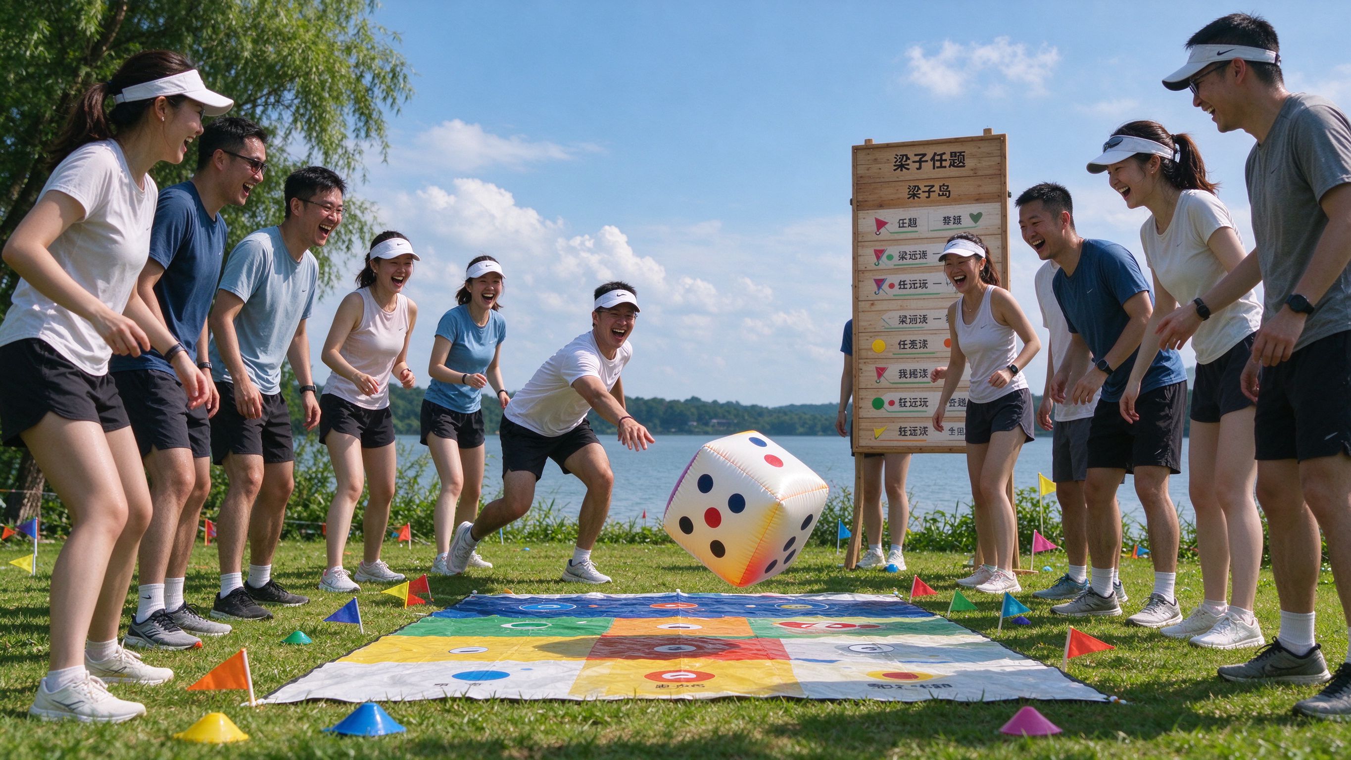 梁子岛创意团建蟹岛大富翁
